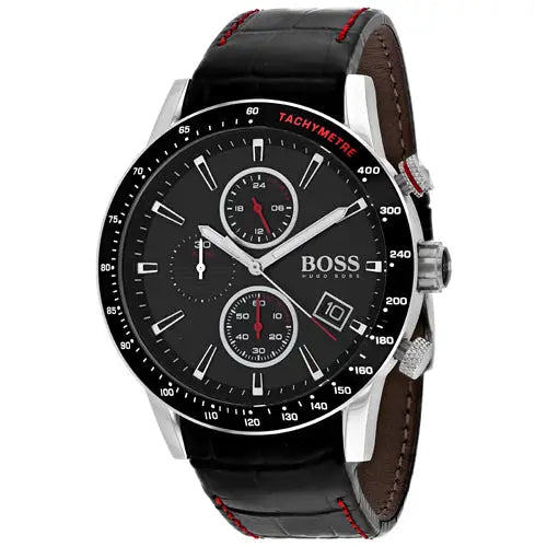 Hugo Boss Men’s Rafale Quartz Chrono Stainless Steel/Black