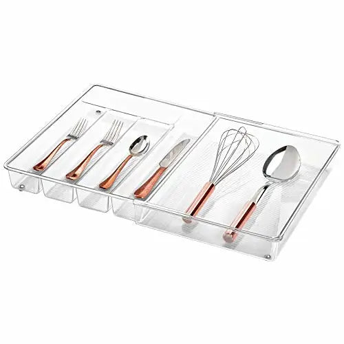 iDesign Linus Expandable Kitchen Drawer Organizer for