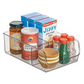 InterDesign 3 Compartments Plastic Fridge and Freezer