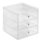 InterDesign 3 Drawers Plastic Vanity Cosmetic Organizer