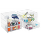 InterDesign 3 Drawers Plastic Vanity Organizer Pack of 2