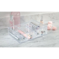 InterDesign 4 Drawers Plastic Vanity Narrow Cosmetics