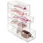 InterDesign 5 Drawers Plastic Vanity Narrow Cosmetics