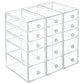 InterDesign 5 Drawers Plastic Vanity Narrow Cosmetics