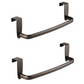 InterDesign Axis Over-the-Cabinet Metallic Dish Towel Holder