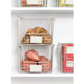 InterDesign Classico Stackable Basket 10 x 10 x 7.75 Medium