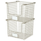 InterDesign Classico Stackable Basket 10 x 10 x 7.75 Medium