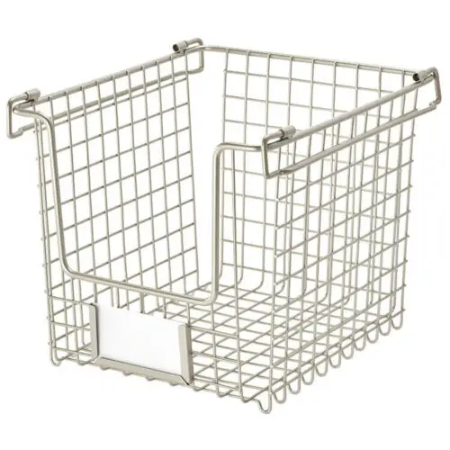 InterDesign Classico Stackable Basket 8 x 10 x 7.75 Small