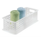 InterDesign Durable Plastic Storage Basket with Handle