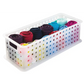 InterDesign Durable Plastic Storage Basket with Handle