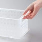 InterDesign Durable Plastic Storage Basket with Handle