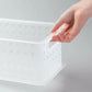 InterDesign Durable Plastic Storage Basket with Handle Pack