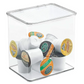 InterDesign Durable Plastic Storage Bin with Hinged Lid 3