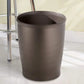 InterDesign Kent Small Round Waste Basket 8.35 x 8.35 x 10