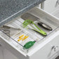 InterDesign Linus Durable Plastic Kitchen Drawer Organizer