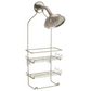 InterDesign Milo Metallic Shower Caddy (Satin Silver) 58694