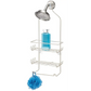 InterDesign Milo Metallic Shower Caddy (Satin Silver) 58694