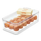InterDesign Stackable Refrigerator and Pantry Egg Storage