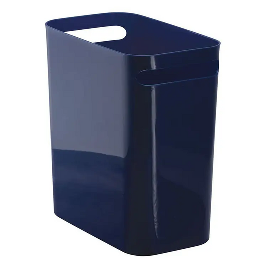 InterDesign Una 12 Rectangular Waste Basket with Handles