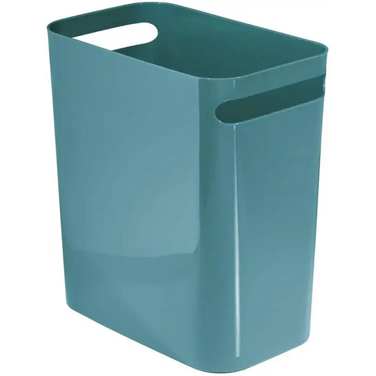 InterDesign Una 12 Rectangular Waste Basket with Handles