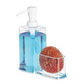 InterDesign Vella Plastic Soap Pump with Caddy (Clear) 30630