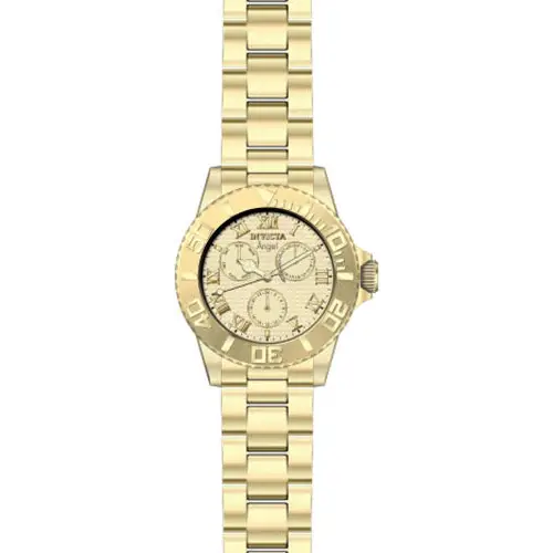 Invicta Angel Women’s Analog Gold-Tone Quartz Stainless