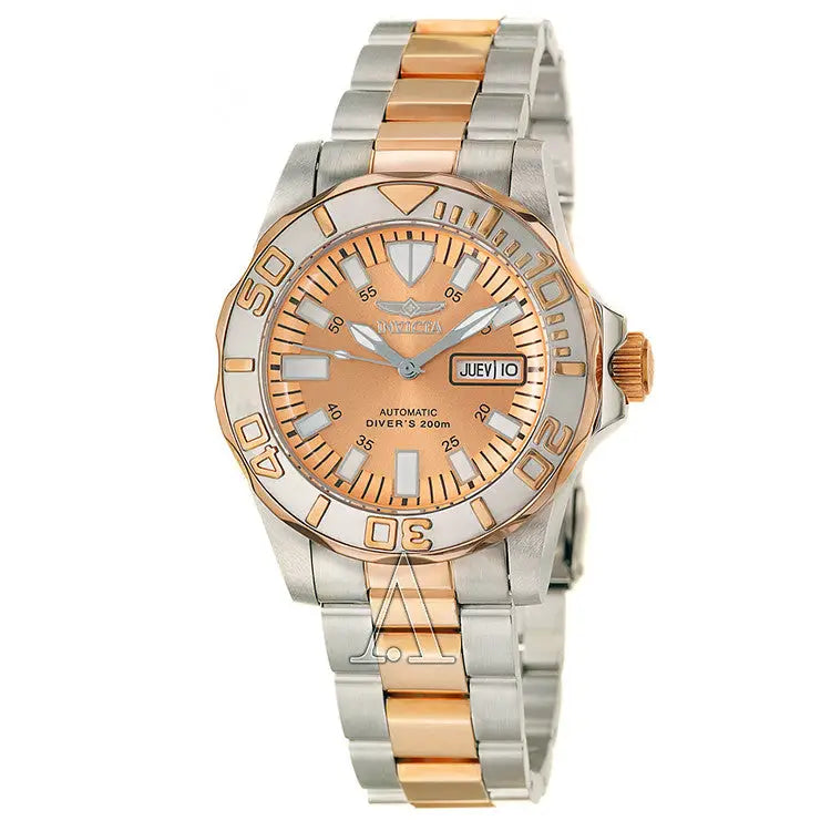 Invicta Automatic Diver Men’s Sapphire Rose Gold-Tone