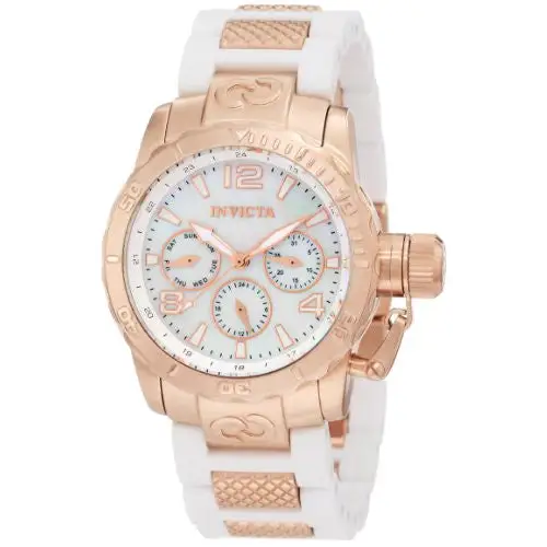 Invicta CORDUBA LDY ROSE WHITE QTZ 3H POLY WHI - Watches