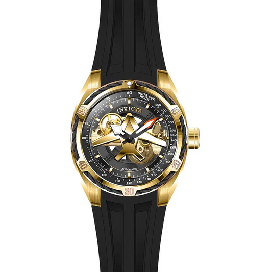 Invicta Men Aviator Automatic 100m Stainless Steel/Black