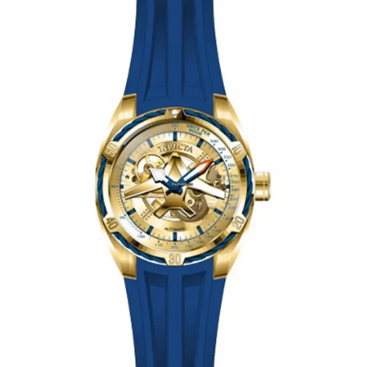 Invicta Men Aviator Automatic 100m Stainless Steel/Blue