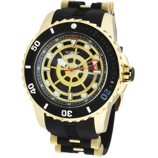 Invicta Men Pro Diver Automatic Gold Tone Stainless