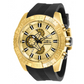 Invicta Men Pro Diver Chrono 100m Gold Tone Stainless