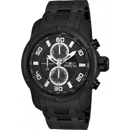 Invicta Men Pro Diver Multi Function Stainless Steel Black