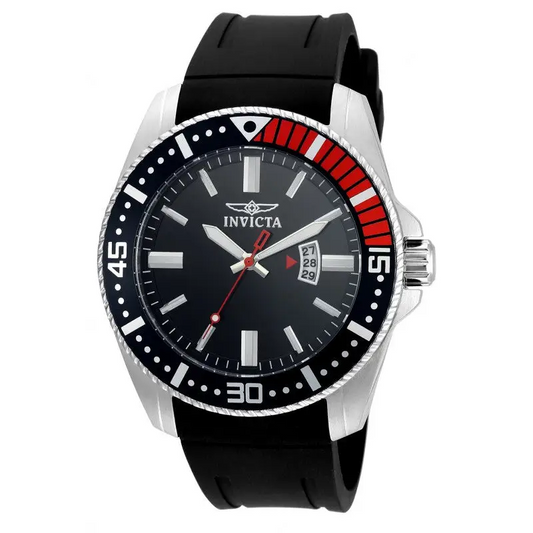 Invicta Men Pro Diver Quartz 100m Stainless Steel Black