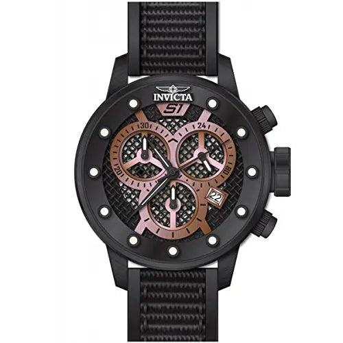Invicta Men S1 Rally Chrono Black Stainless