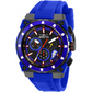 Invicta Men S1 Rally Quartz 100m Black Stainless Steel/Blue