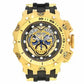 Invicta Men Venom Chrono Gold Plated Stainless Steel Black