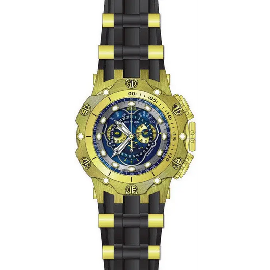 Invicta Men Venom Chrono Gold Plated Stainless Steel Black