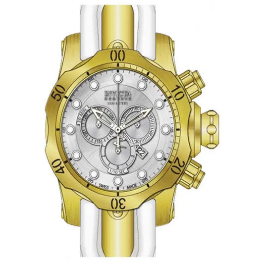 Invicta Men’s 11957 Venom Quartz Chronograph Silver Dial