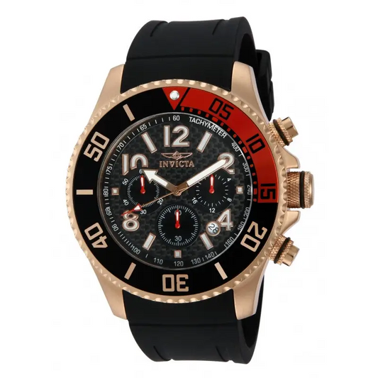 Invicta Men’s 13731 Pro Diver Quartz Chronograph Black Dial