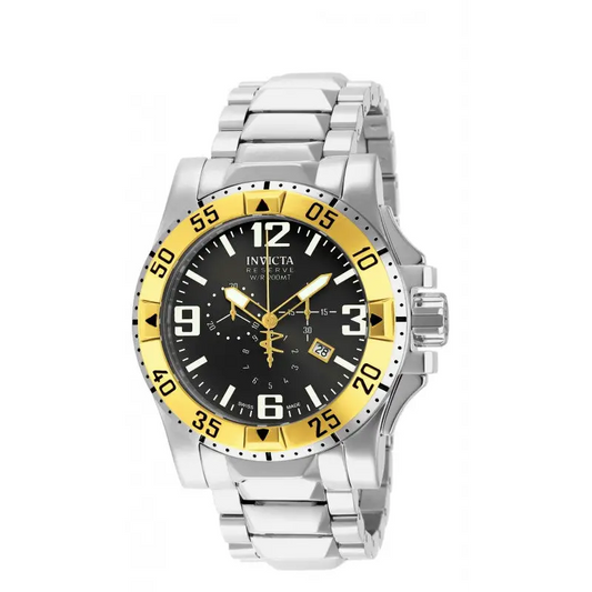 Invicta Men’s 14040 Excursion Quartz 3 Hand Black Dial Watch