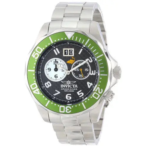 Invicta Men’s 14443 Pro Diver Quartz 2 Hand Black Dial Watch