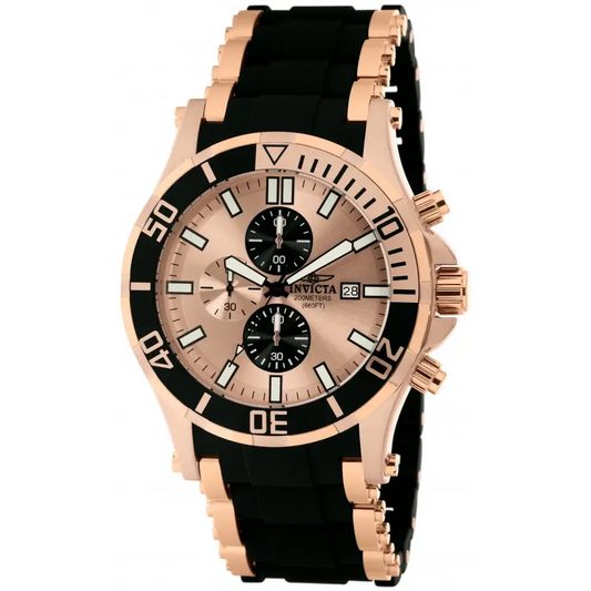 Invicta Men’s 1479 Sea Spider Quartz Chronograph Rose Gold