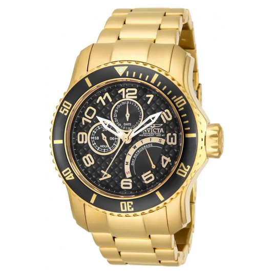 Invicta Men’s 15341 Pro Diver Quartz Chronograph Black Dial