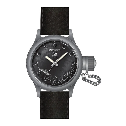 Invicta Men’s 17167 Russian Diver Quartz 2 Hand Black Dial