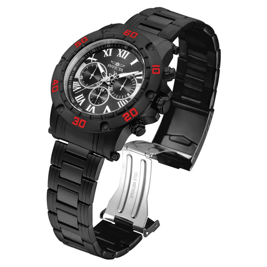 Invicta Men’s 19706 Specialty Quartz Chronograph Black Dial