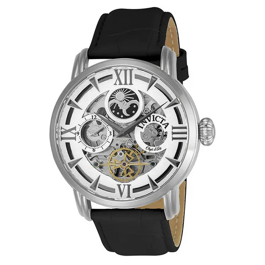 Invicta Men’s 22650 Objet D Art Automatic 3 Hand Silver Dial