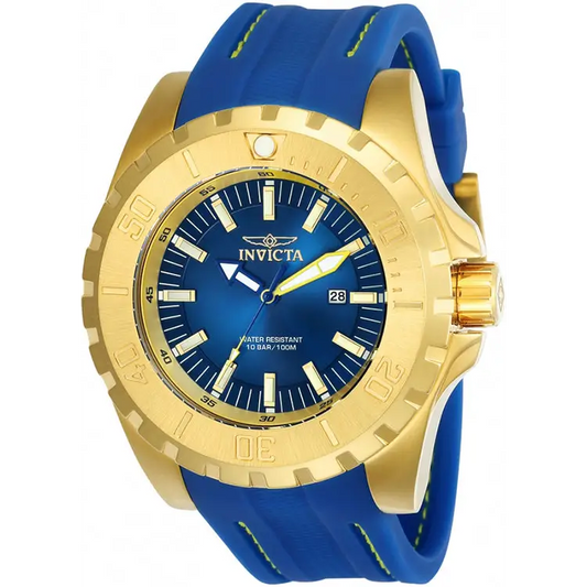 Invicta Men’s 23736 Pro Diver Quartz 3 Hand Royal Blue Dial
