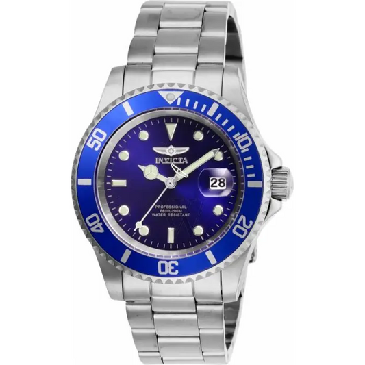 Invicta Men’s 26971 Pro Diver Quartz 3 Hand Blue Dial Watch