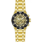 Invicta Men’s 27256 Coalition Forces Quartz 3 Hand Gold Dial